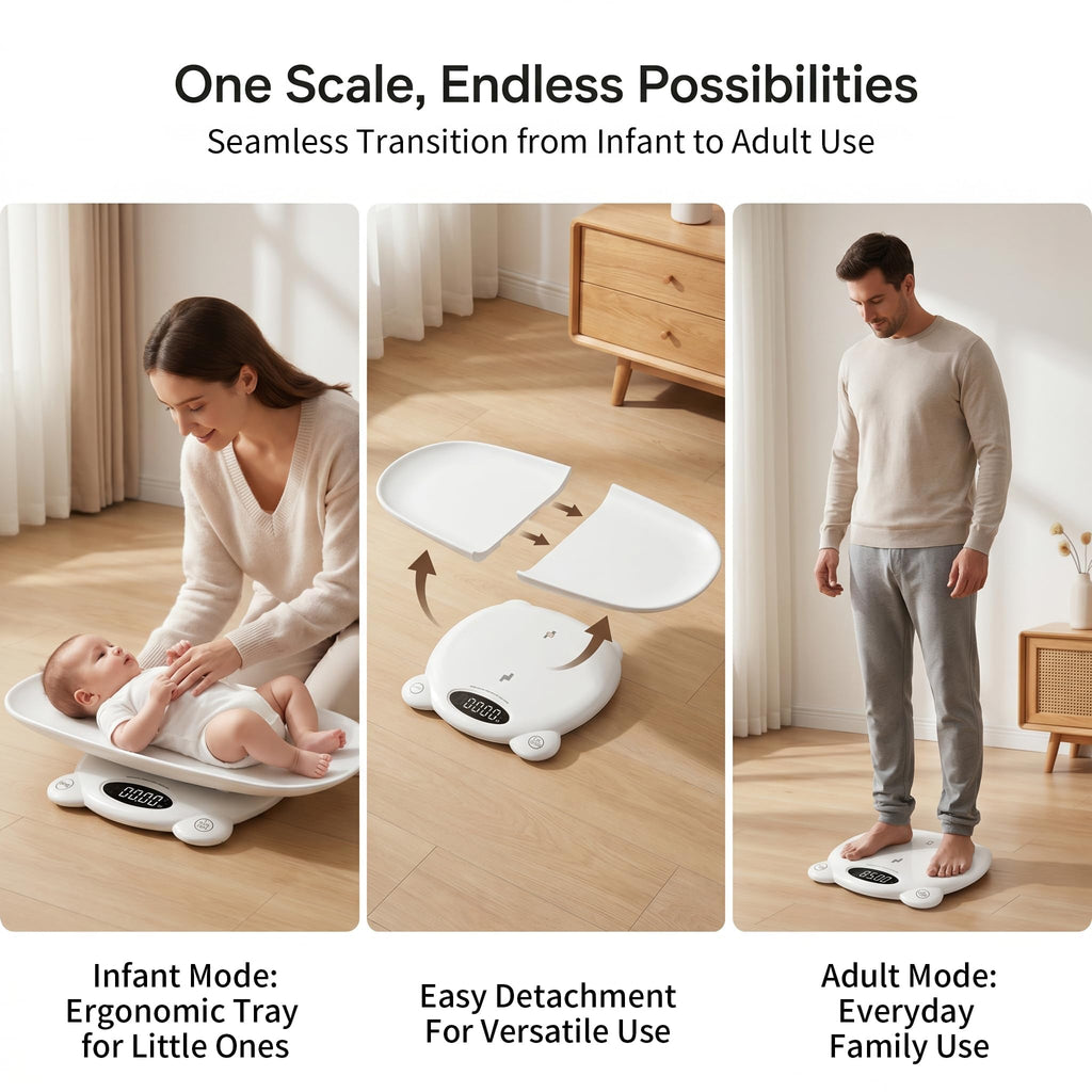 White Digital Baby Scale V5502