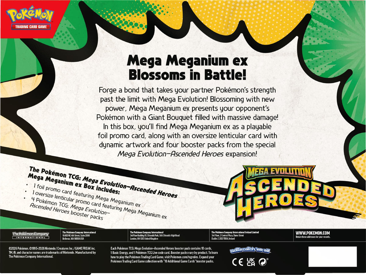 Pokemon TCG Mega Evolution Mega Meganium ex Box O946