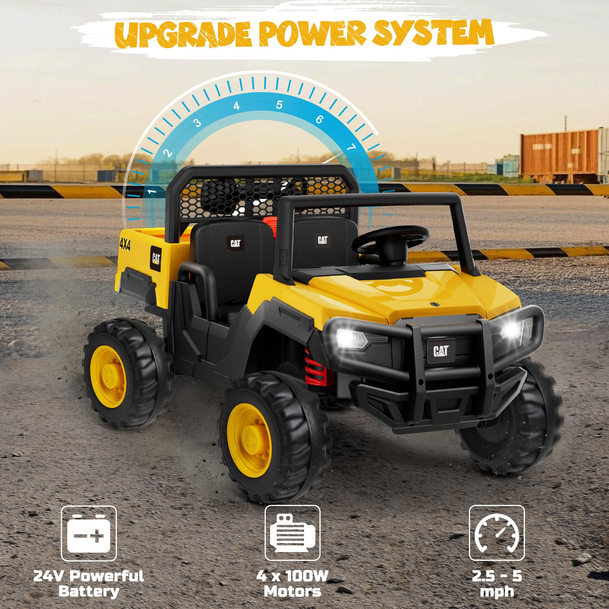 24V Ride On Toy with Dump Bed and Shovel L679071
