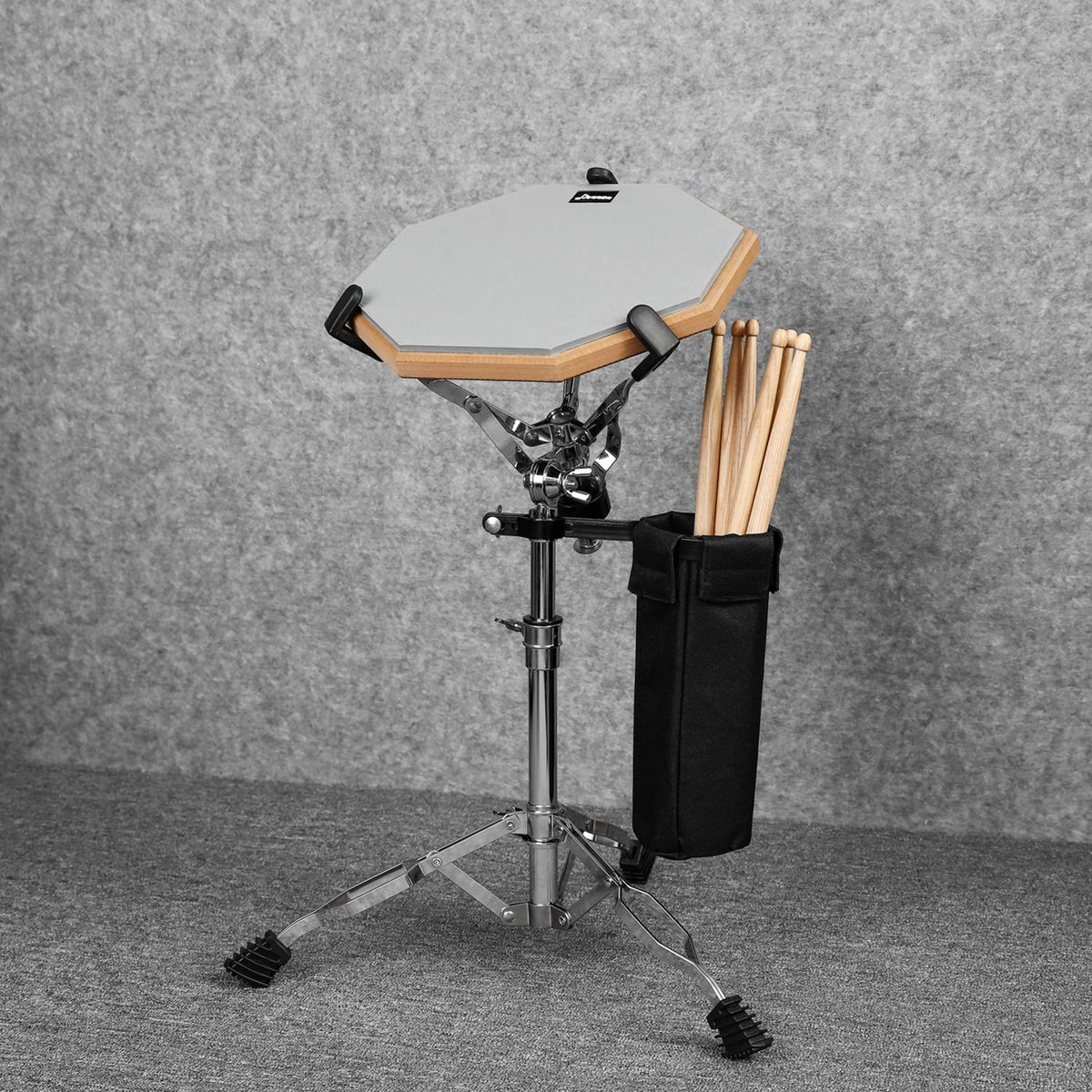 Adjustable Double Braced Snare Drum Stand with Drumstick Holder O714