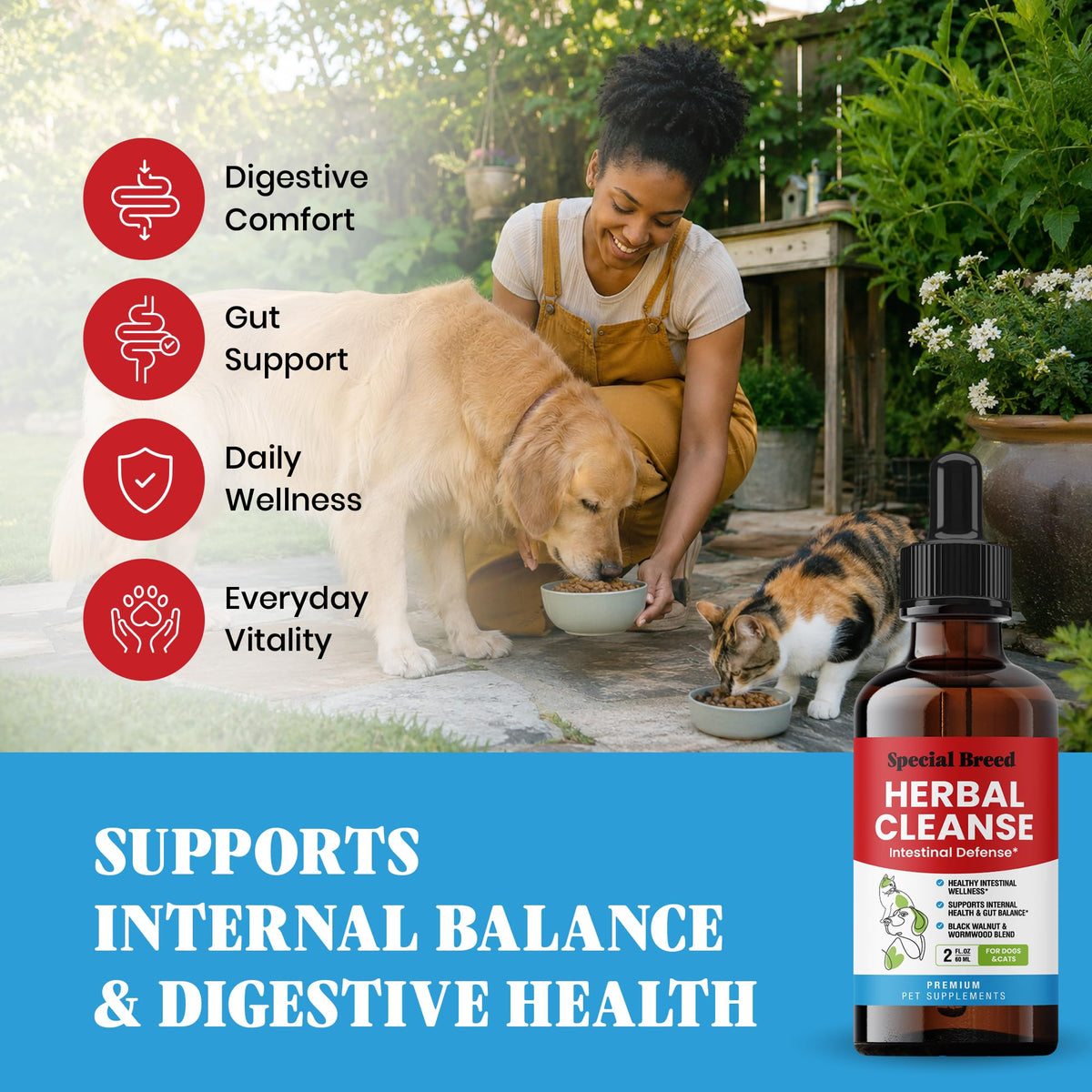 2 oz Herbal Cleanse for Dogs & Cats L688