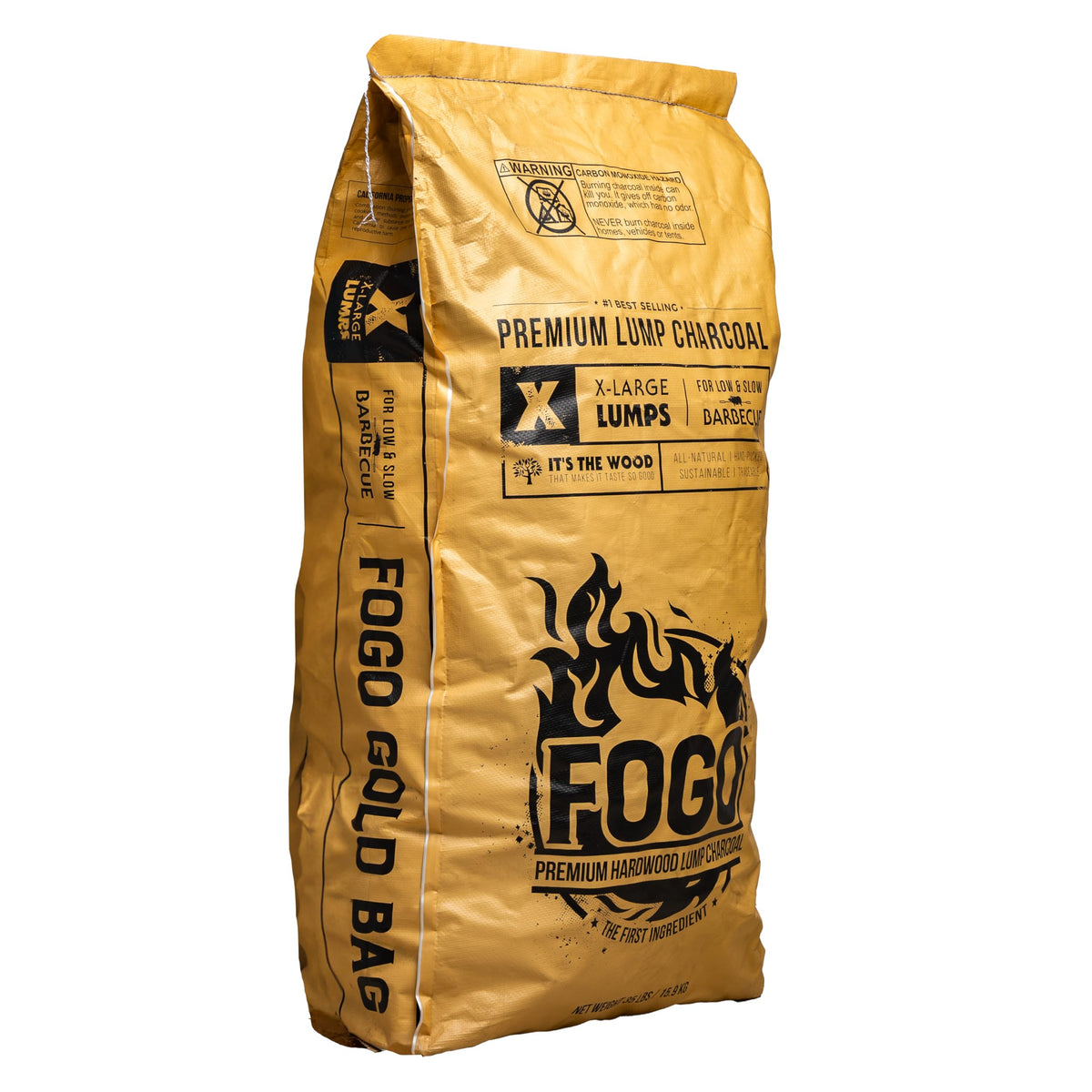 Hardwood Lump Charcoal 35 Pound Bag 2-Pack U98963