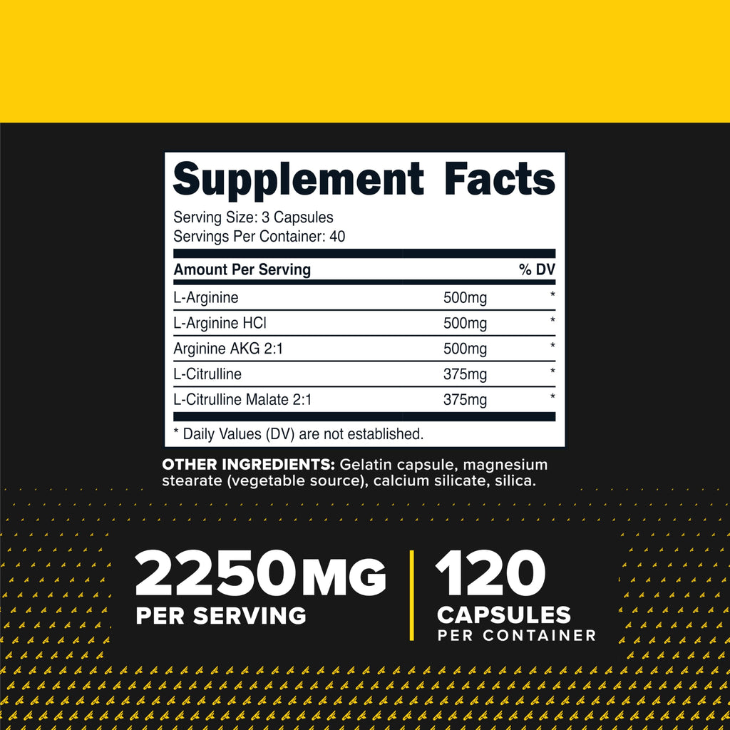 Nitric Oxide Booster 120 Capsules Z59492