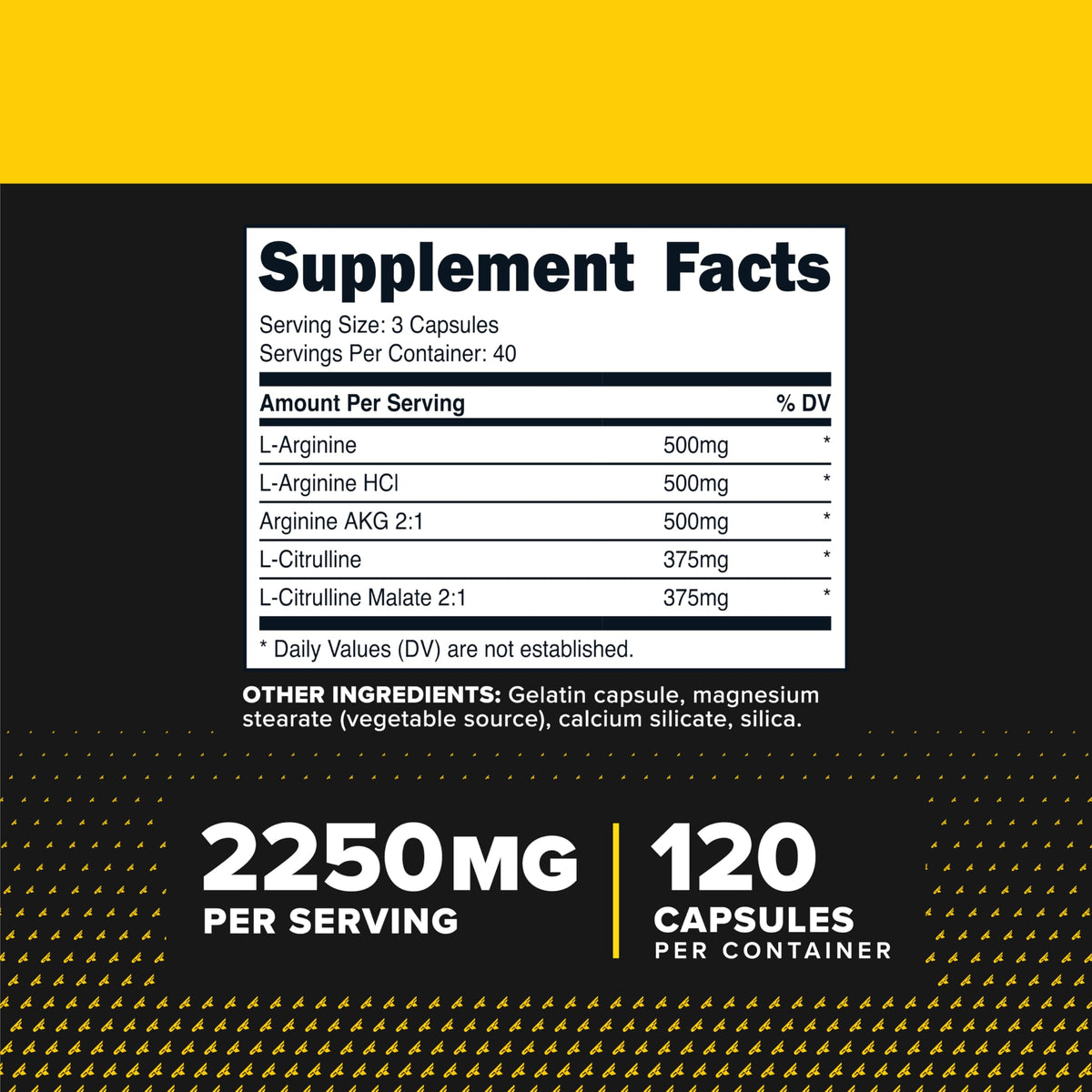 Nitric Oxide Booster 120 Capsules Z59492