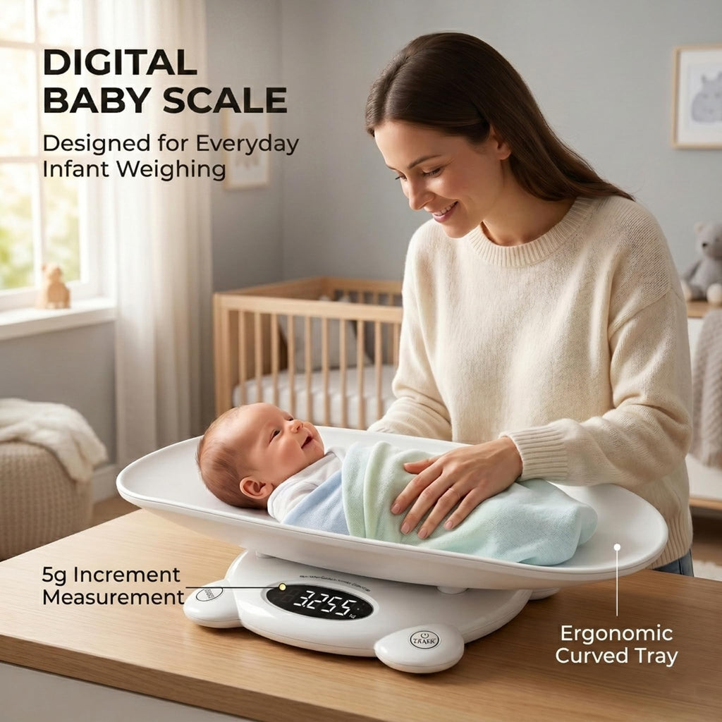 White Digital Baby Scale V5502
