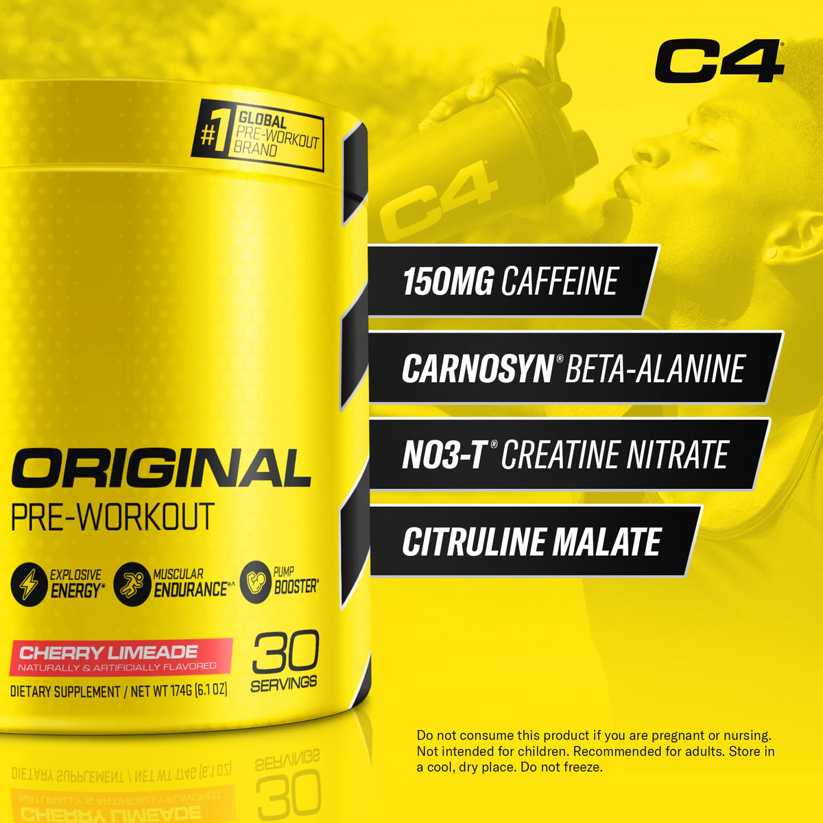 Pre Workout 150mg Caffeine 30 Servings M280965