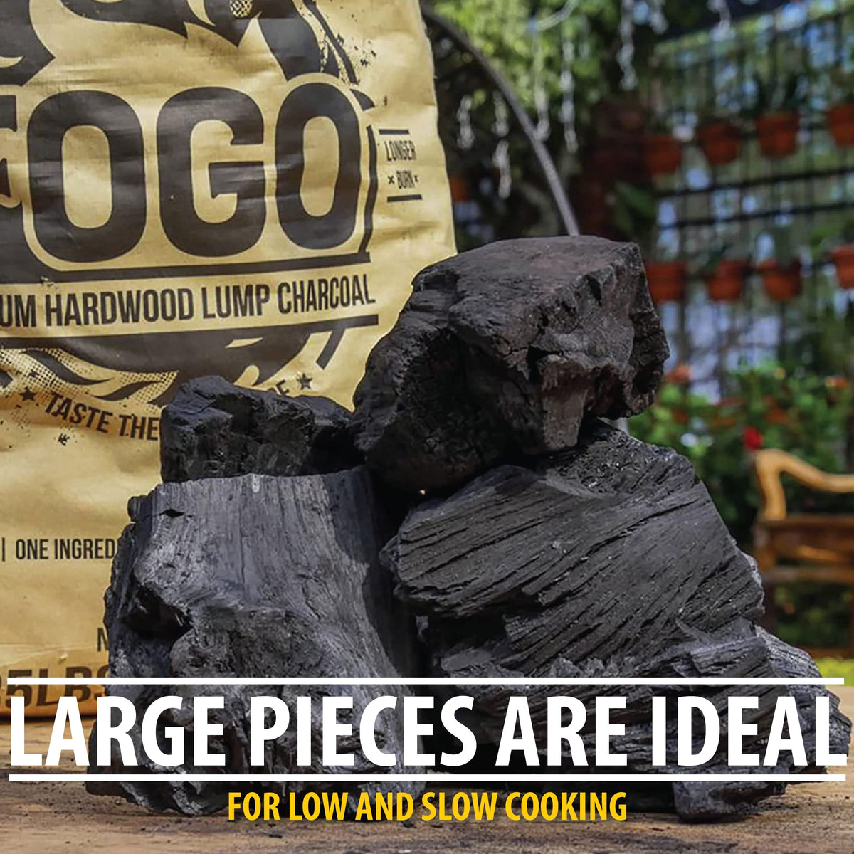 Hardwood Lump Charcoal 35 Pound Bag 2-Pack U98963