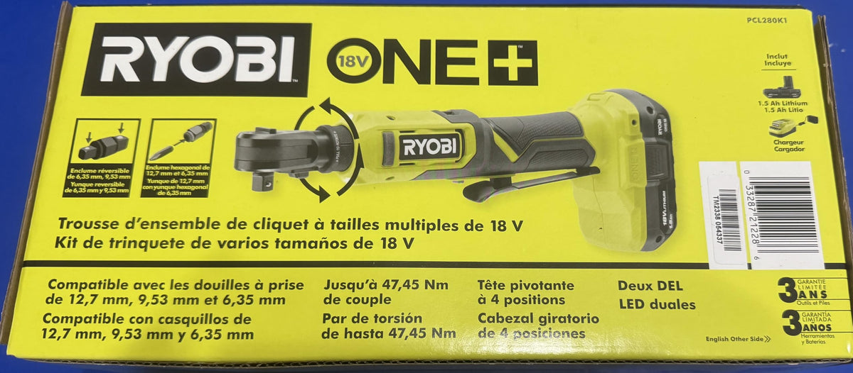 18V Cordless Ratchet Kit with Battery and Charger G167