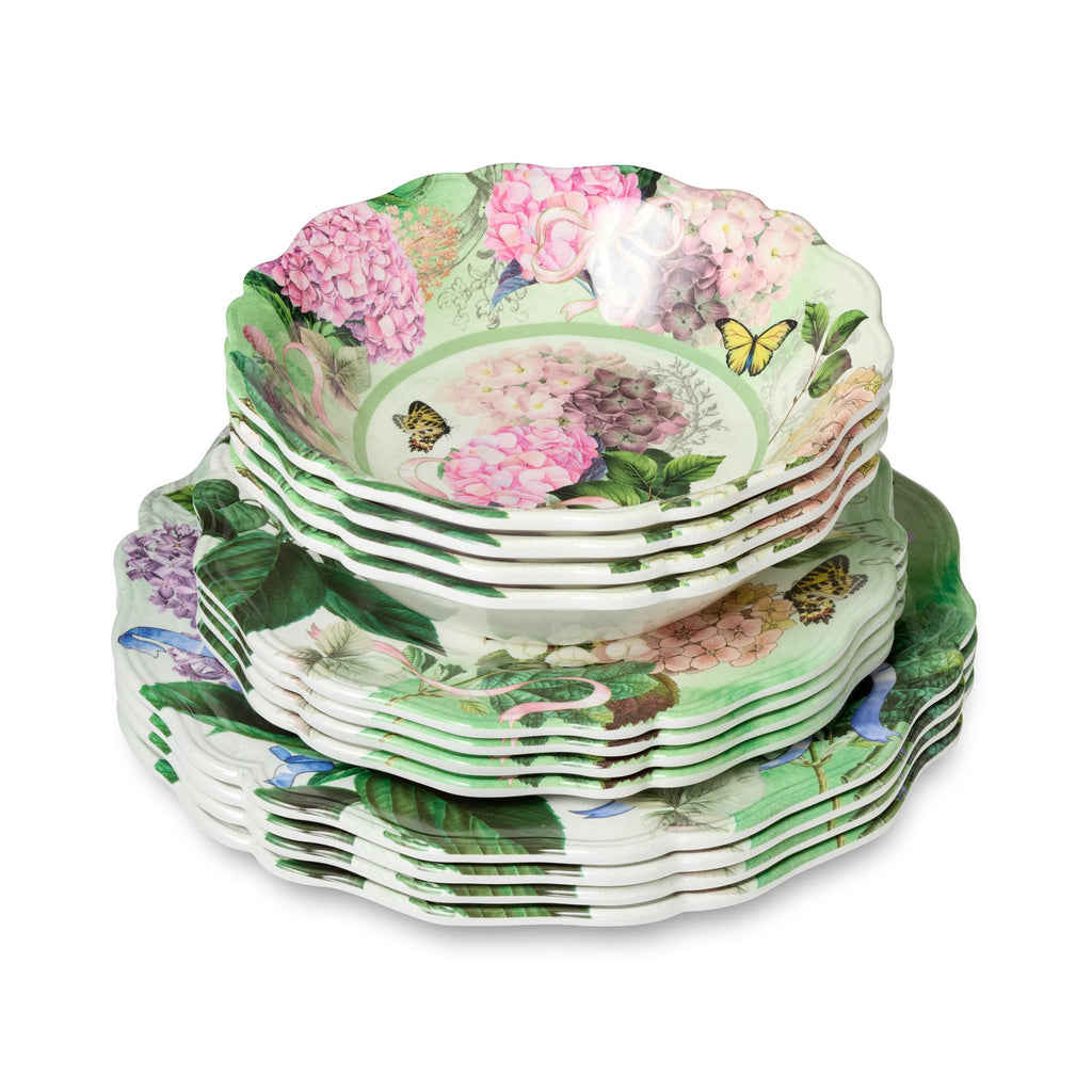 Melamine 12-Piece Dinnerware Set Service for 4 E8970