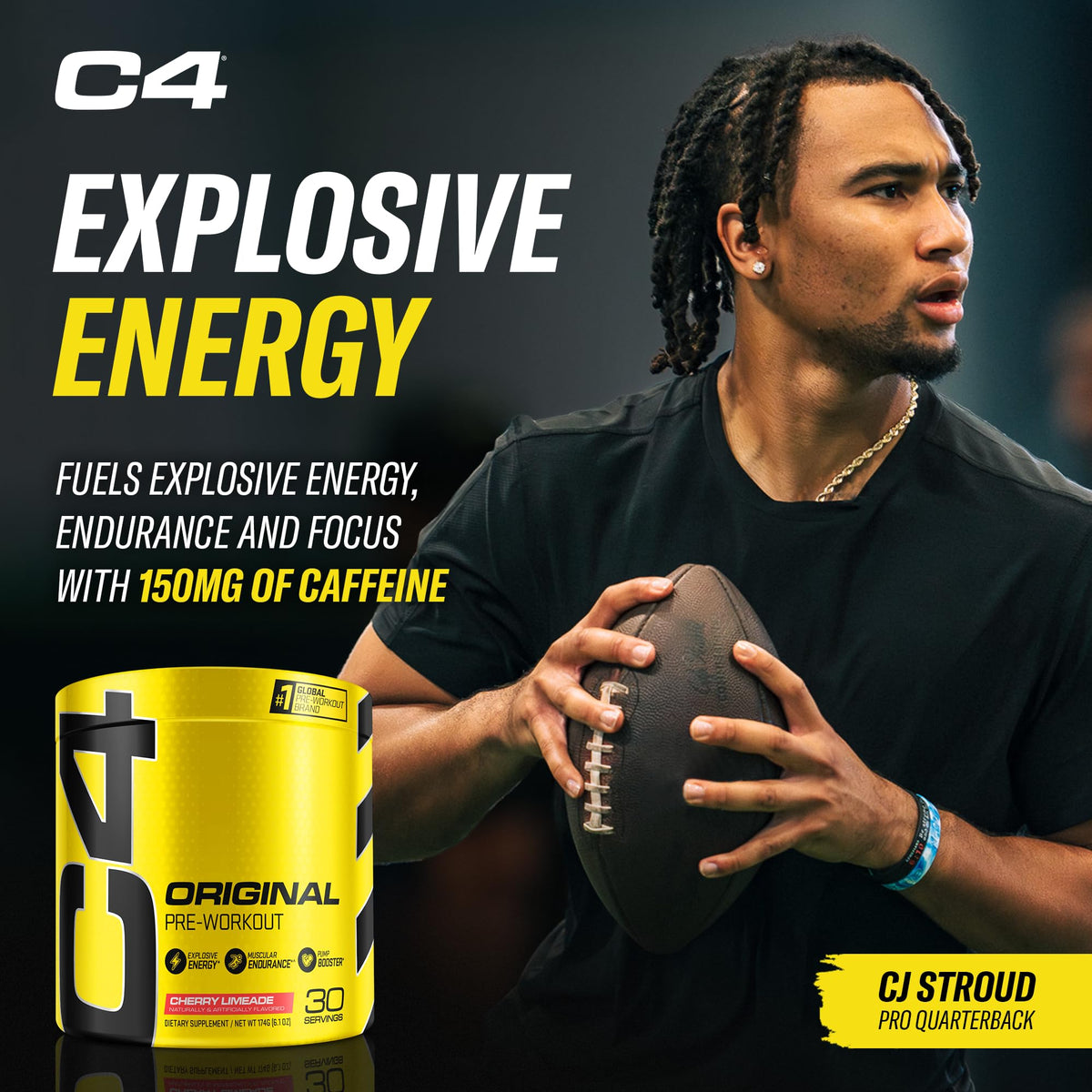 Pre Workout 150mg Caffeine 30 Servings M280965