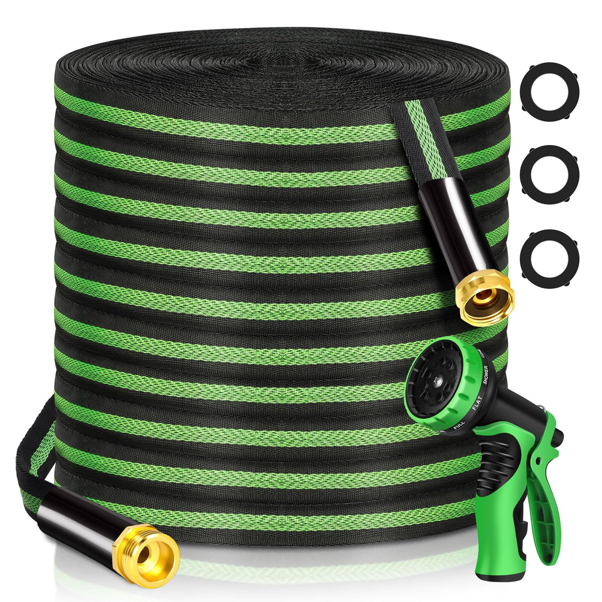 100 ft Flexible Non-Expanding Kink Free Garden Hose X55448