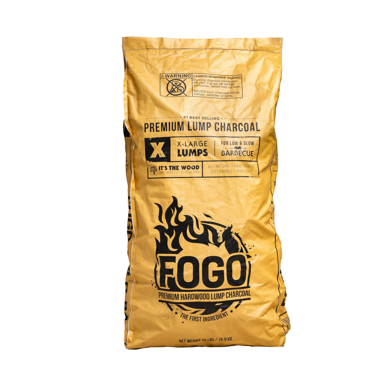 Hardwood Lump Charcoal 35 Pound Bag 2-Pack U98963