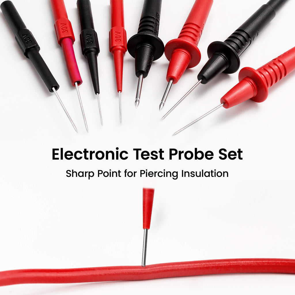 Multimeter Test Leads Kit with Probes and Alligator Clips L510101