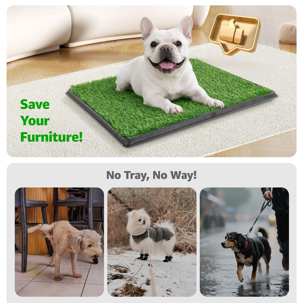 Portable Dog Grass Pad with Tray C832827