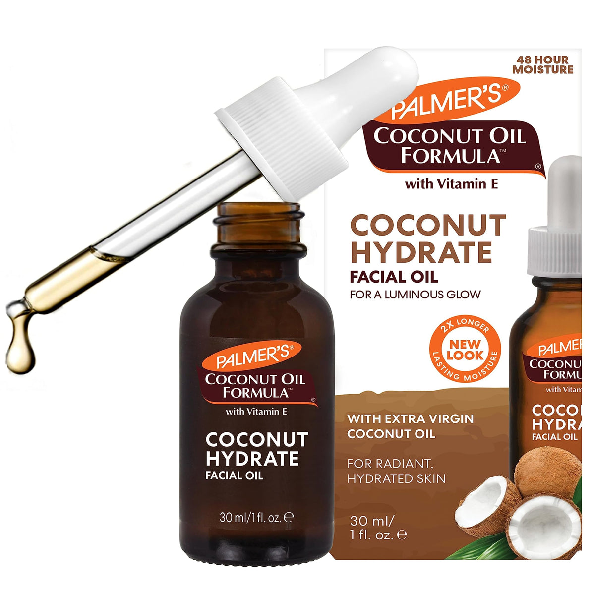 Hydrating Facial Oil with Coconut 1 Fl Oz S255