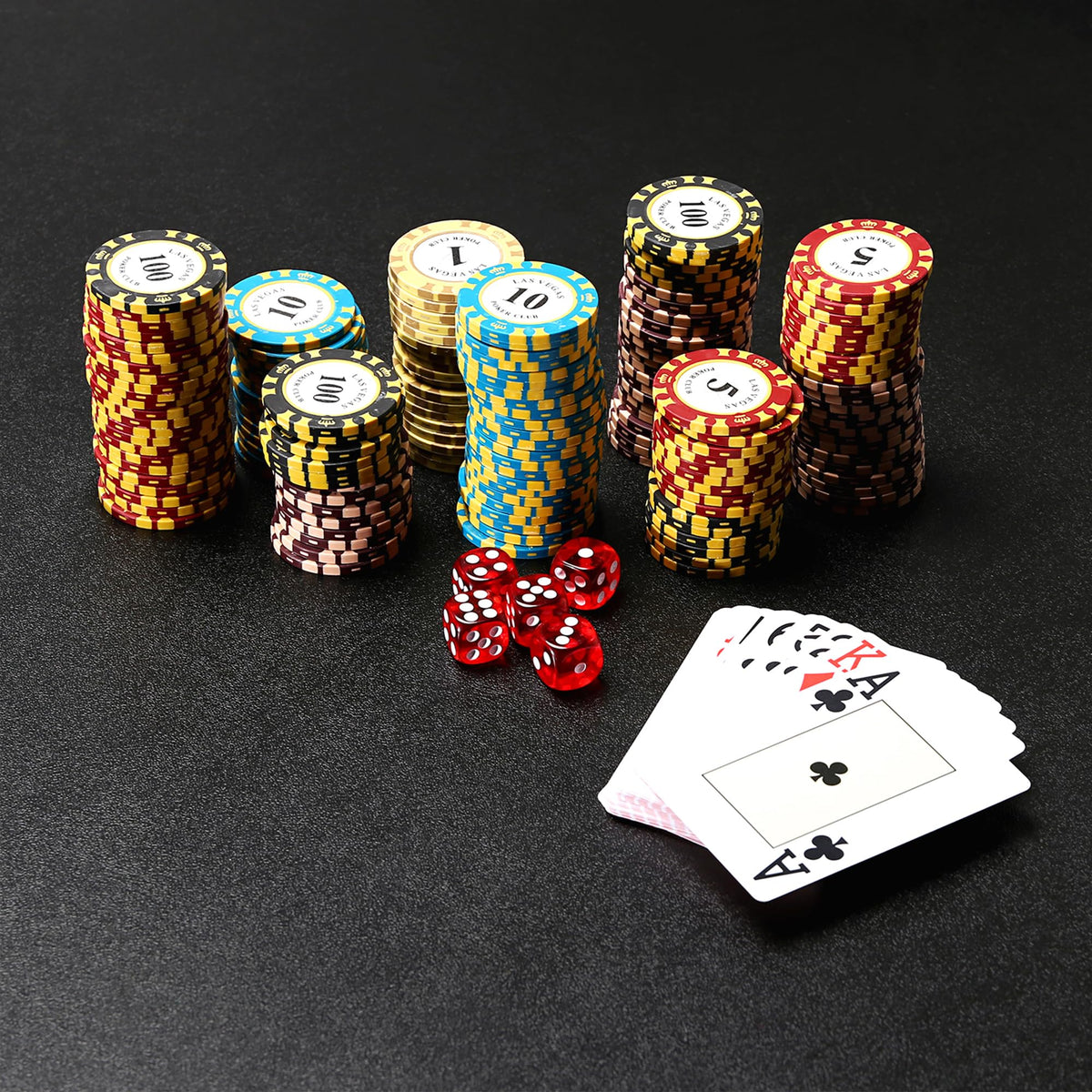 34'' Black Folding Card Table S7037