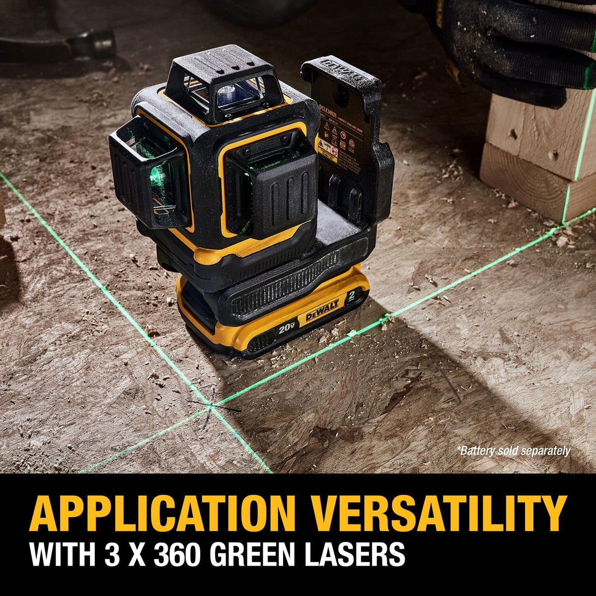 20V MAX Cross Line Laser Level Y611327