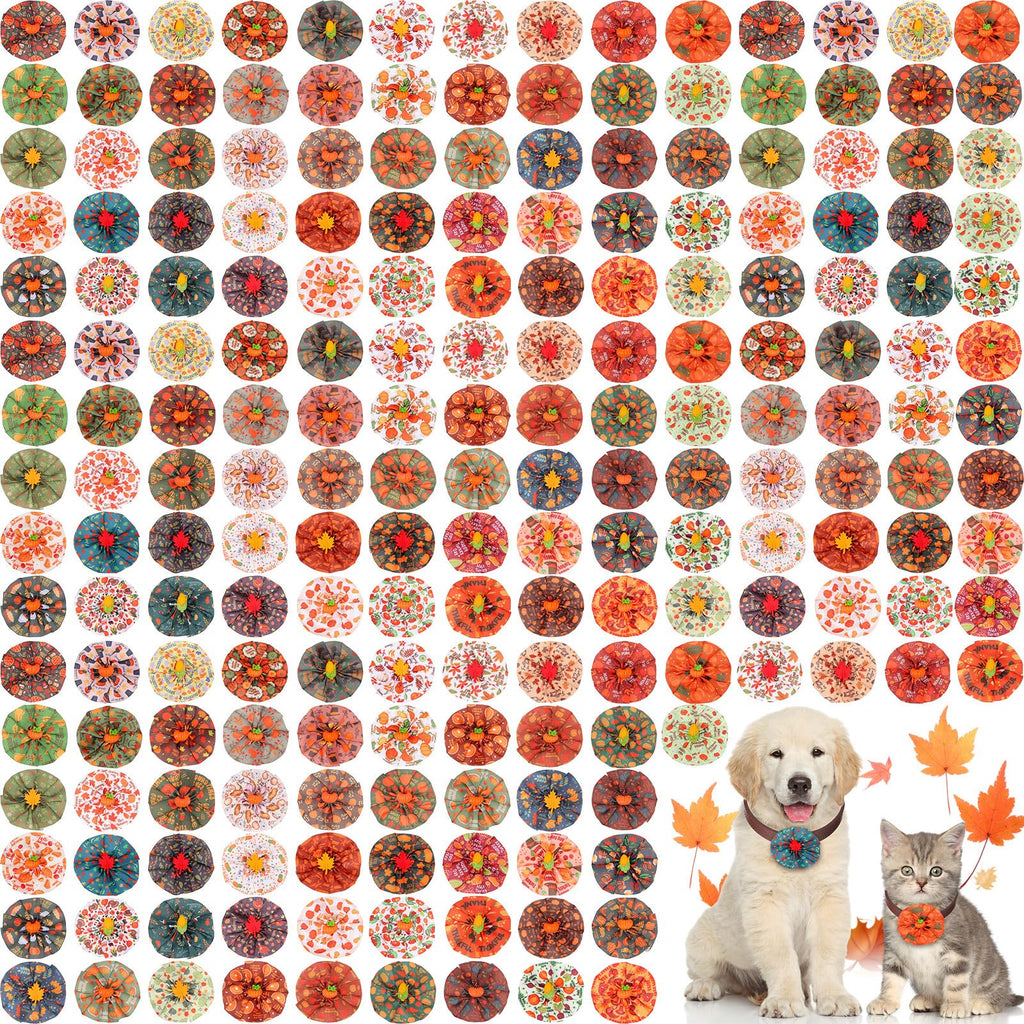 200 Pcs Fall Dog Collar Flowers Charms Bulk C9251
